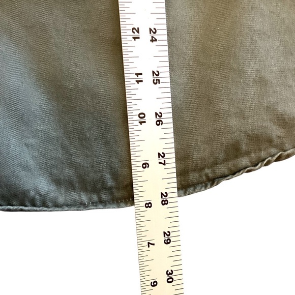 Dickies R12634 Drab Green Snap Heavy Duty Work Shirt Large 100% Cotton, Greaser - Picture 9 of 14